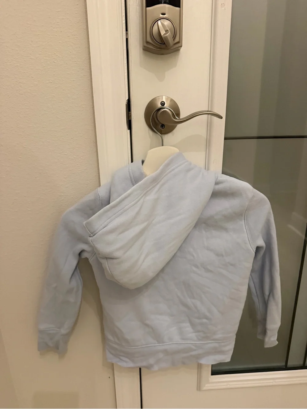 GAP Light Blue Kids Hoodie with Sherpa Lining